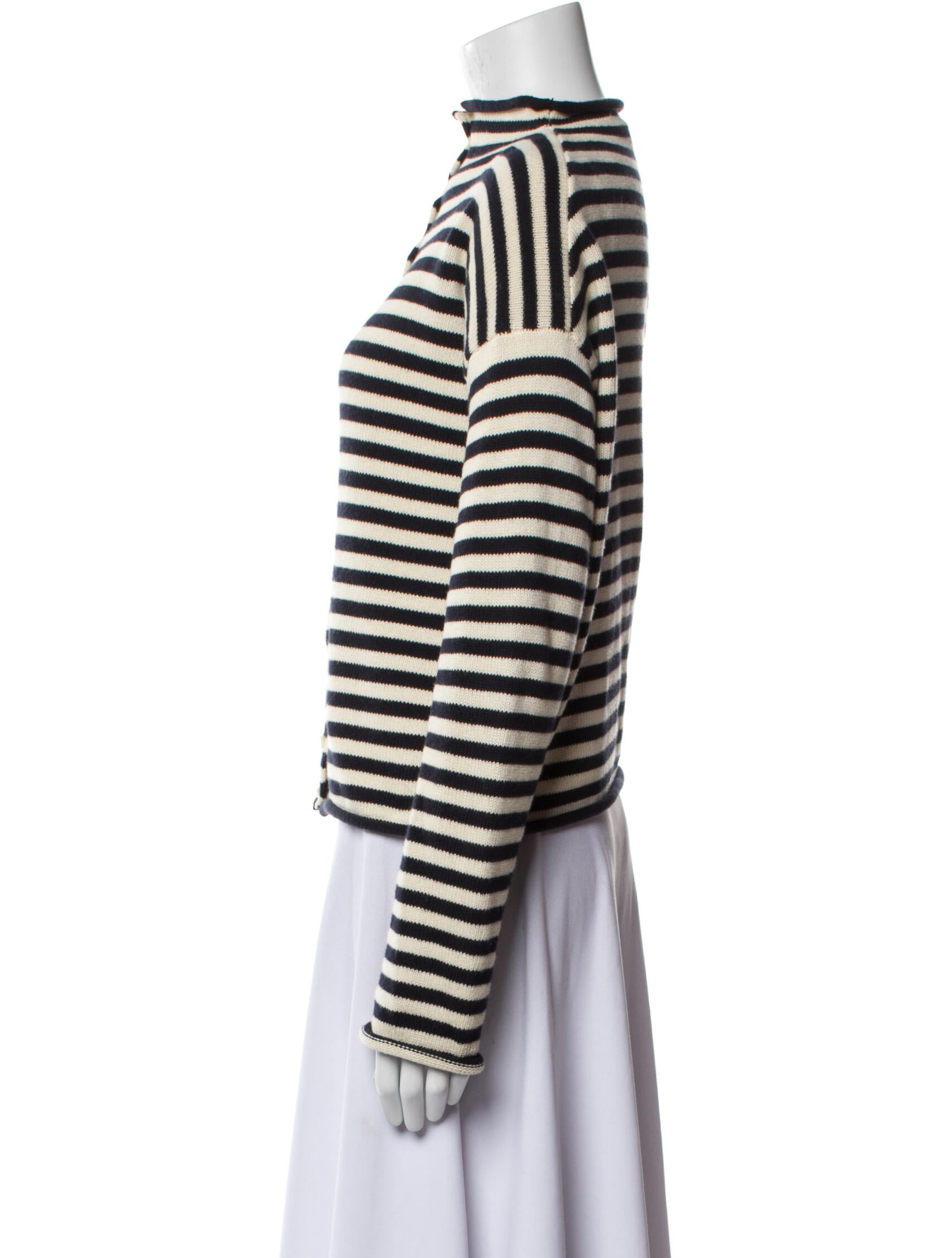 Alex Mill Striped Mock Neck Sweater
