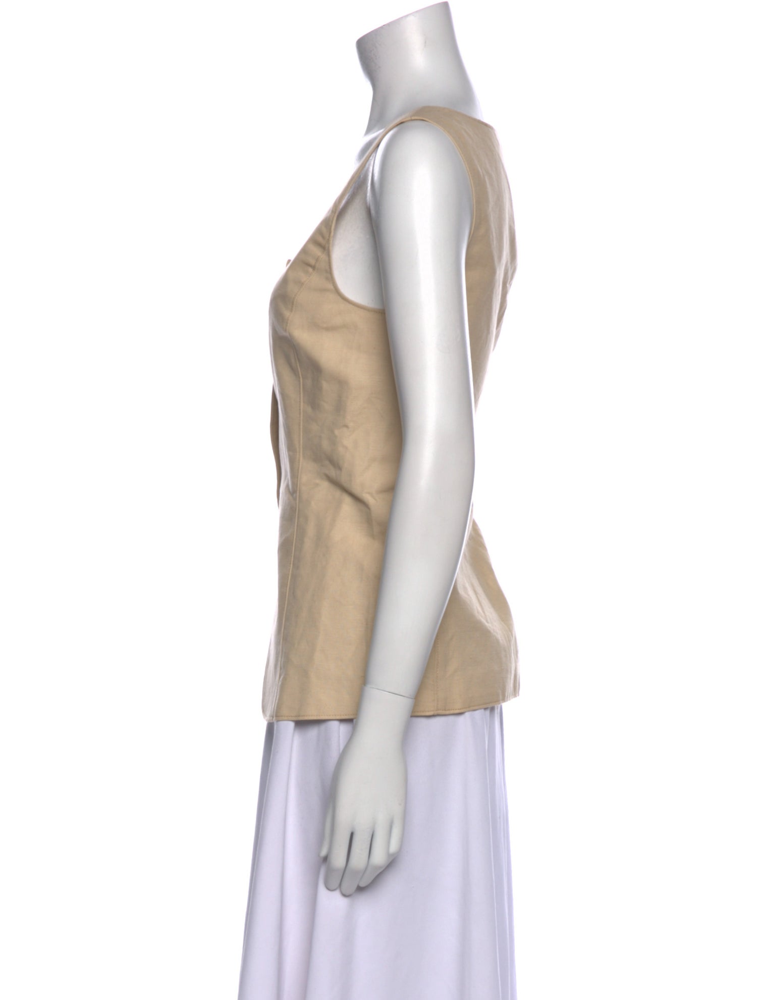 Alex Mill Linen Square Neckline Top