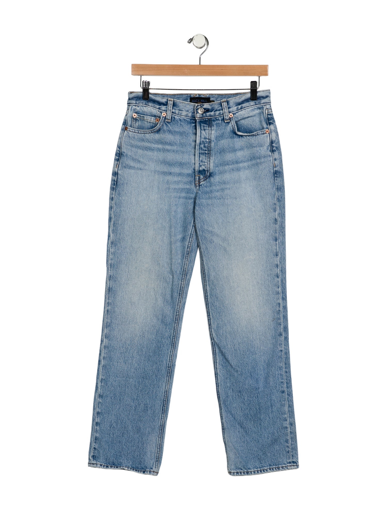 Alex Mill High-Rise Straight Leg Jeans