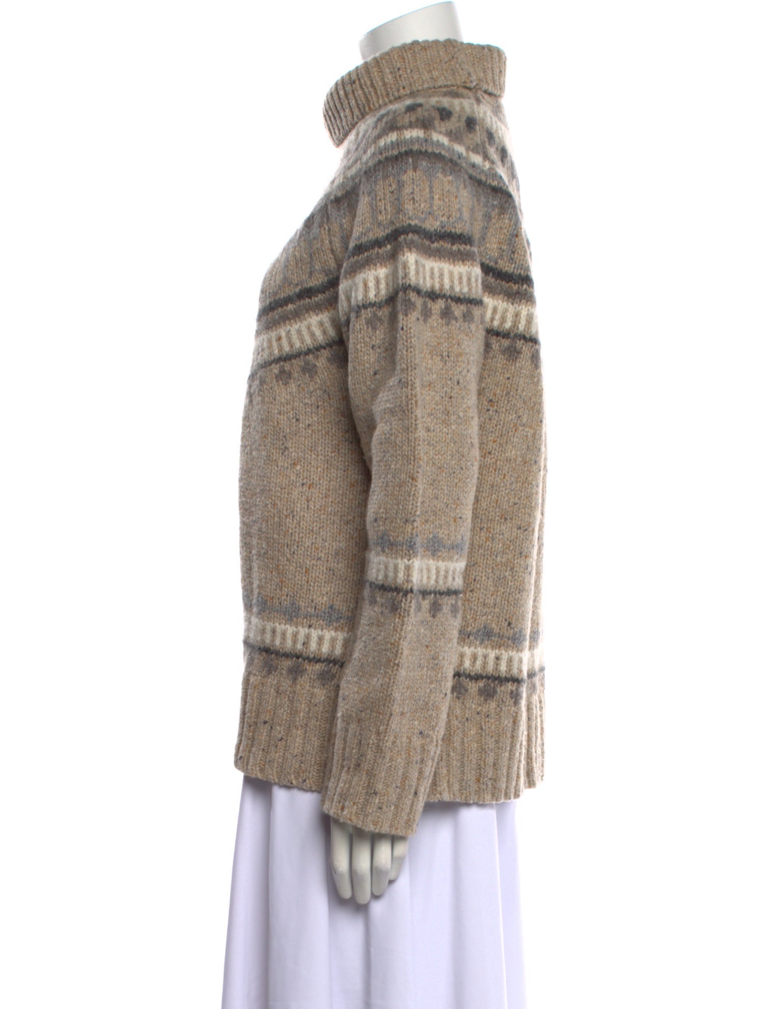 Alex Mill Printed Turtleneck Sweater