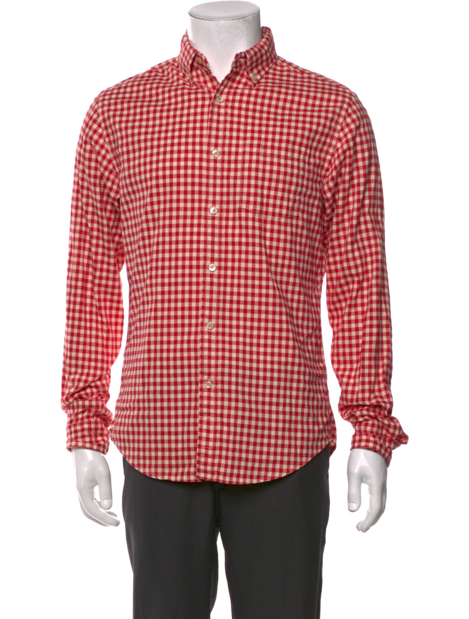 Alex Mill Plaid Print Long Sleeve Shirt