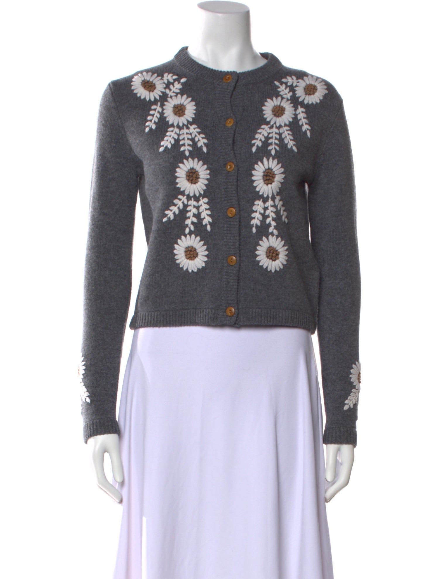 Alex Mill Wool Floral Print Sweater