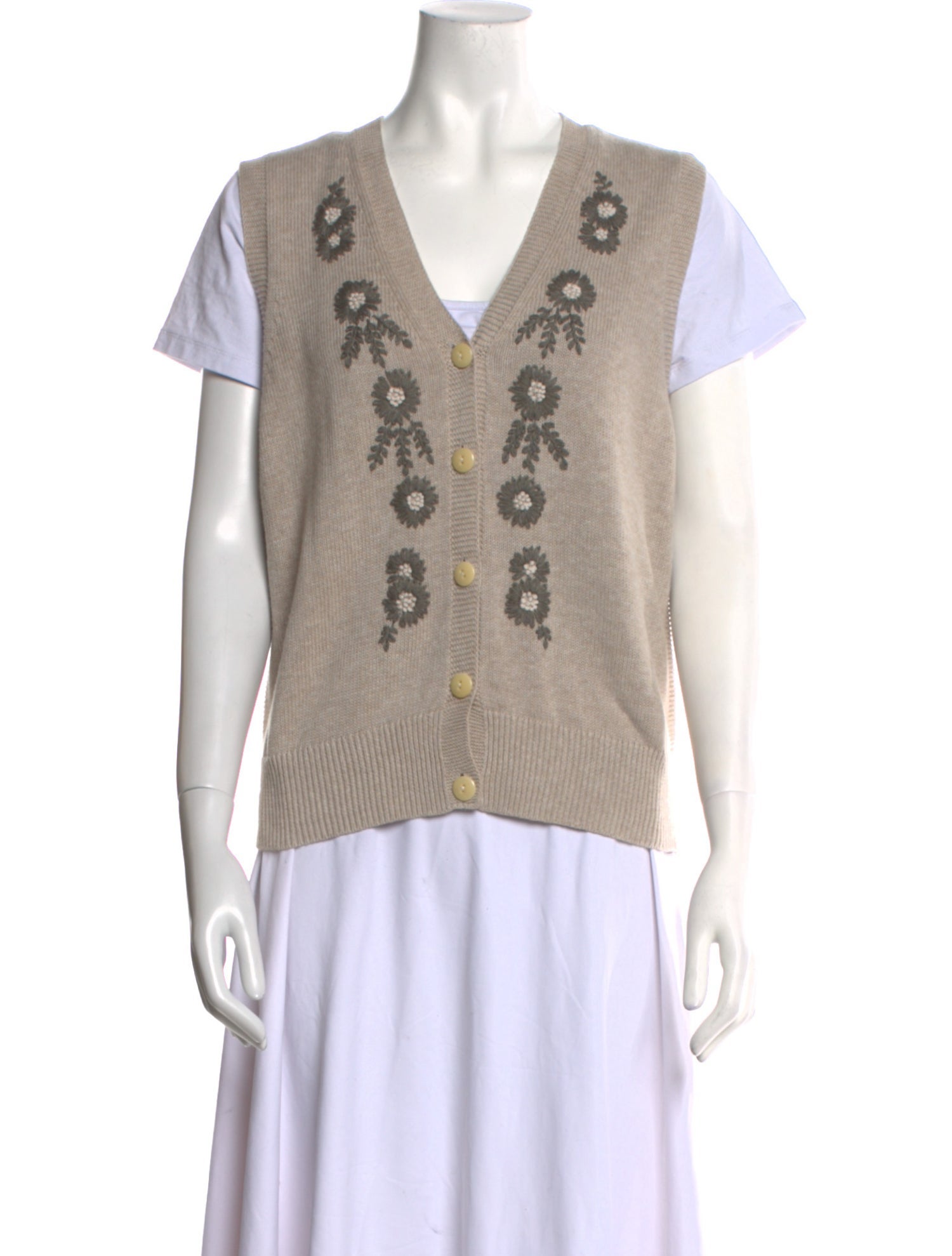 Alex Mill Patterned V-Neck Sweater