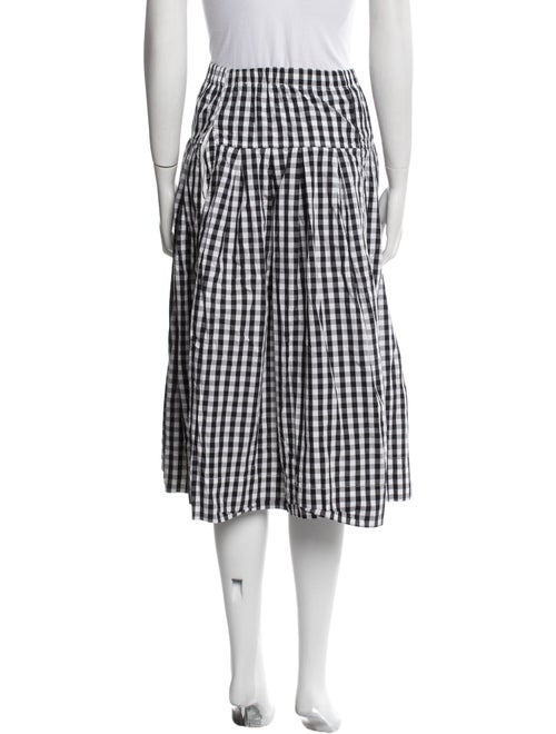 Alex Mill Plaid Print Midi Length Skirt