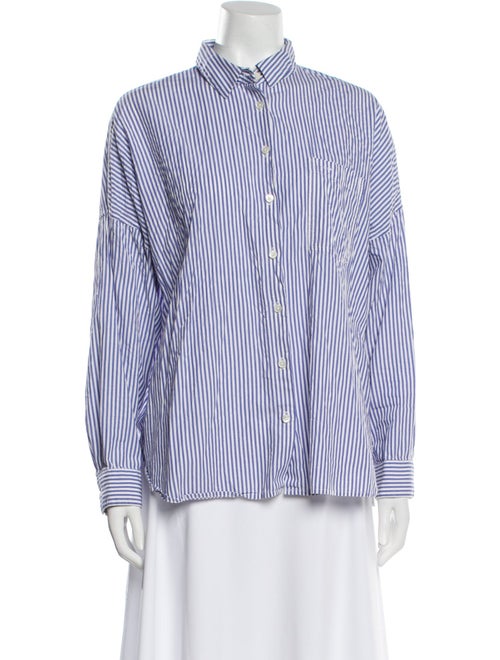 Alex Mill Striped Long Sleeve Button-Up Top