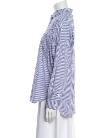 Alex Mill Striped Long Sleeve Button-Up Top