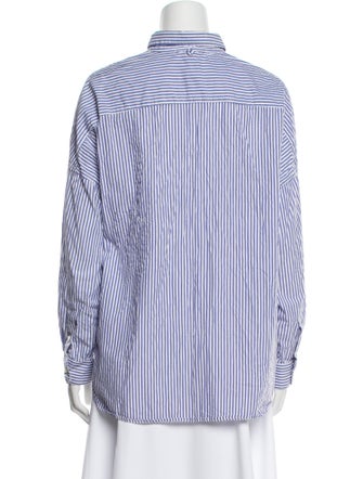 Alex Mill Striped Long Sleeve Button-Up Top