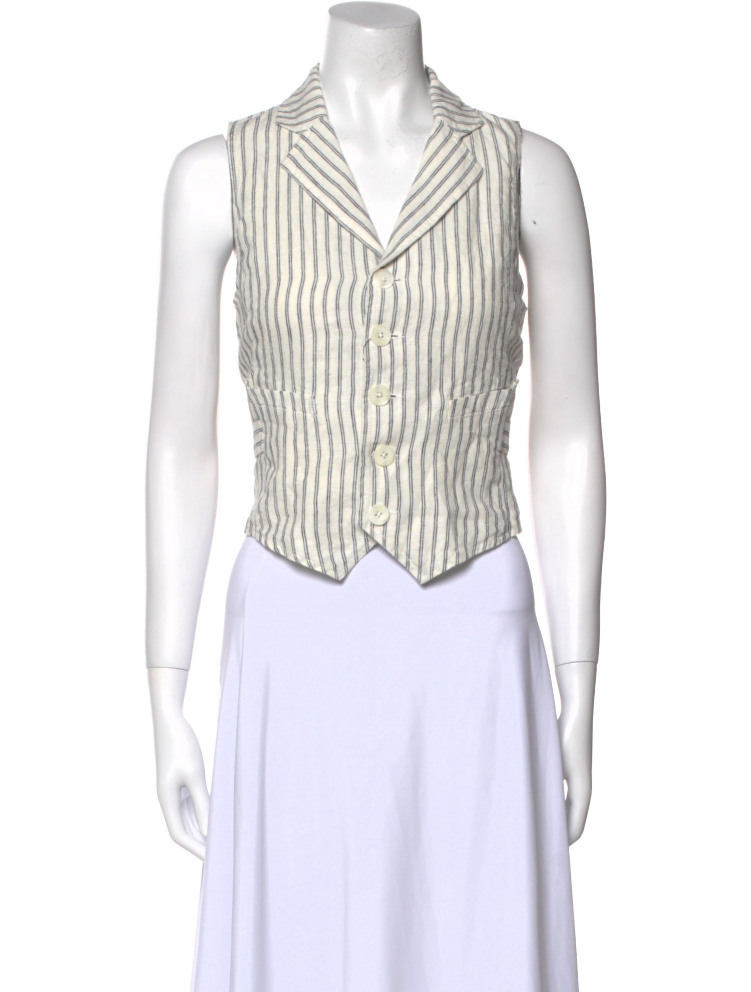 Alex Mill Linen Striped Crop Top w/ Tags