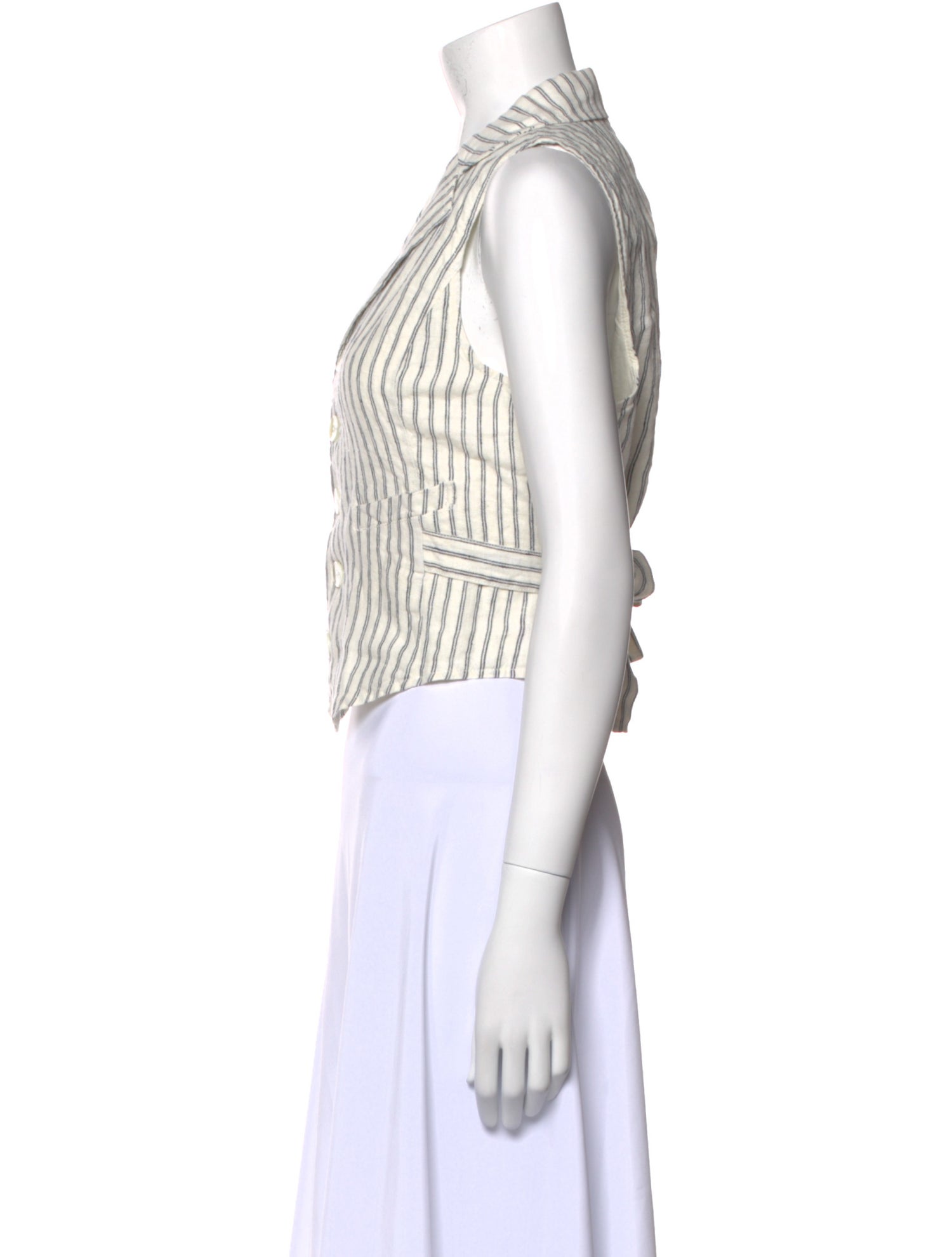Alex Mill Linen Striped Crop Top w/ Tags