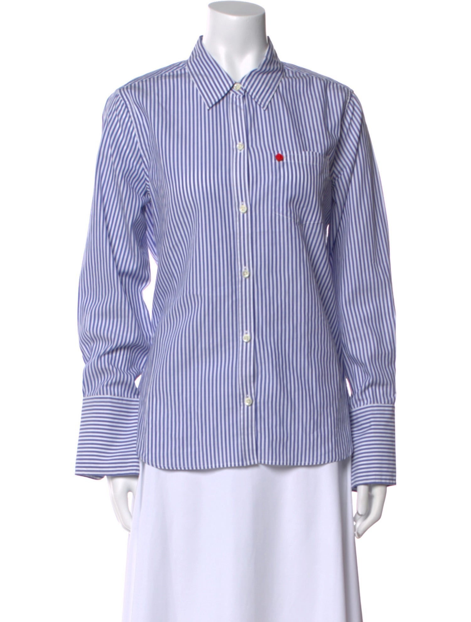 Alex Mill Striped Long Sleeve Button-Up Top