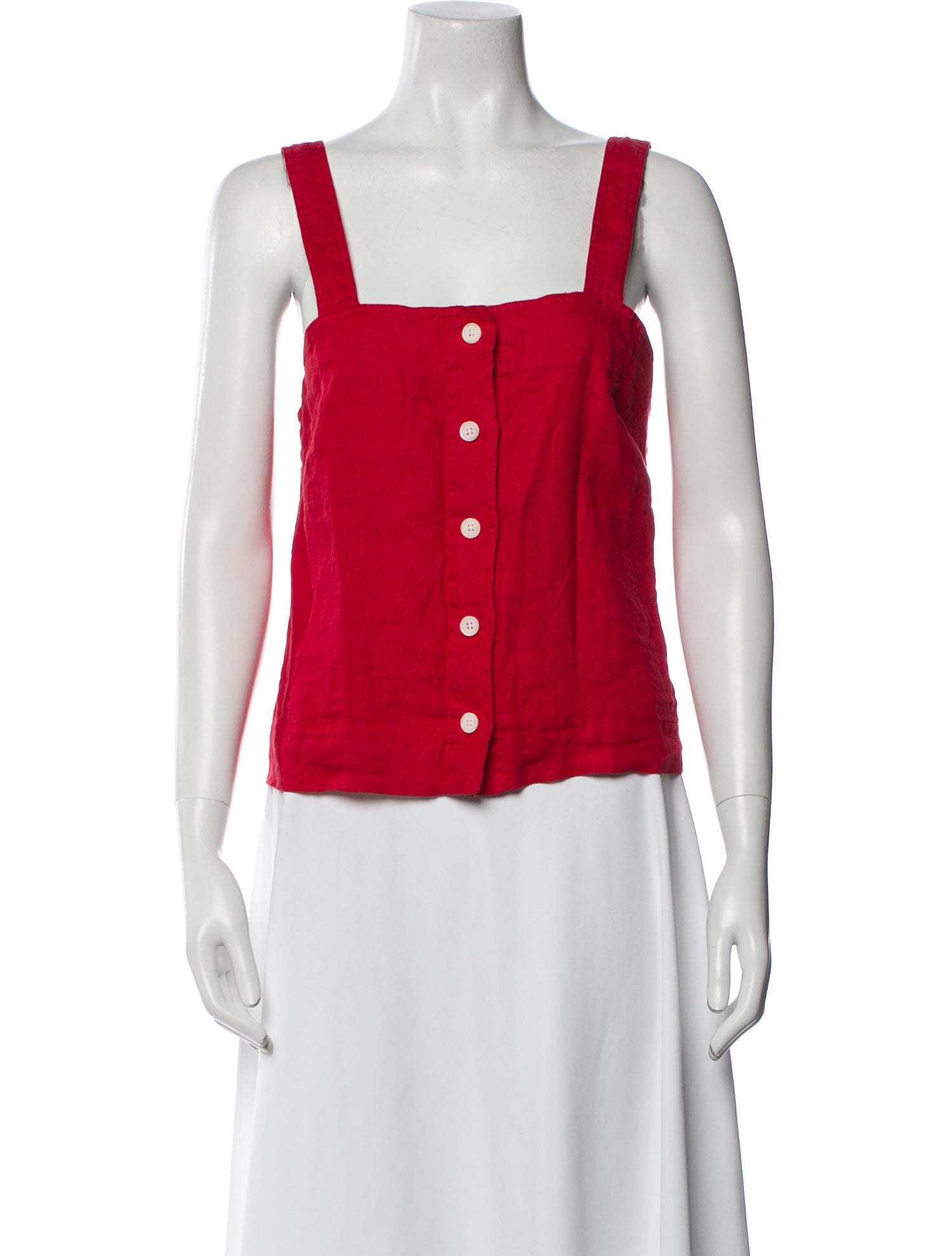 Alex Mill Square Neckline Sleeveless Crop Top