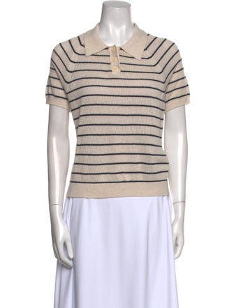 Alex Mill Striped Crew Neck Polo
