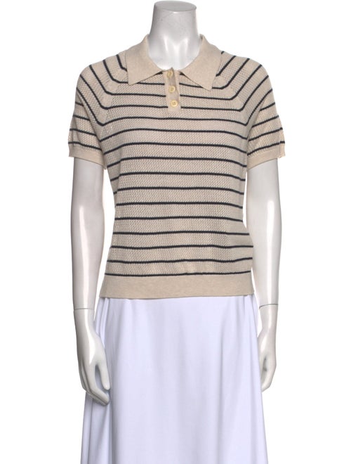 Alex Mill Striped Crew Neck Polo