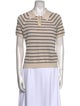 Alex Mill Striped Crew Neck Polo