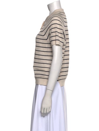 Alex Mill Striped Crew Neck Polo