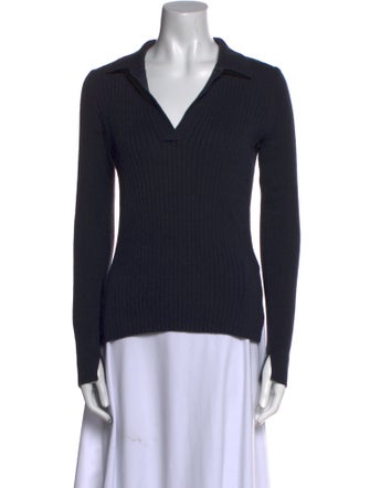 Alex Mill V-Neck Long Sleeve Top