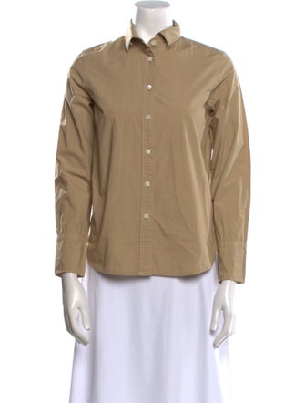 Alex Mill Three-Quarter Sleeve Button-Up Top