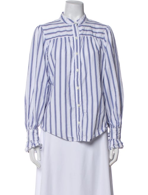 Alex Mill Striped Long Sleeve Button-Up Top