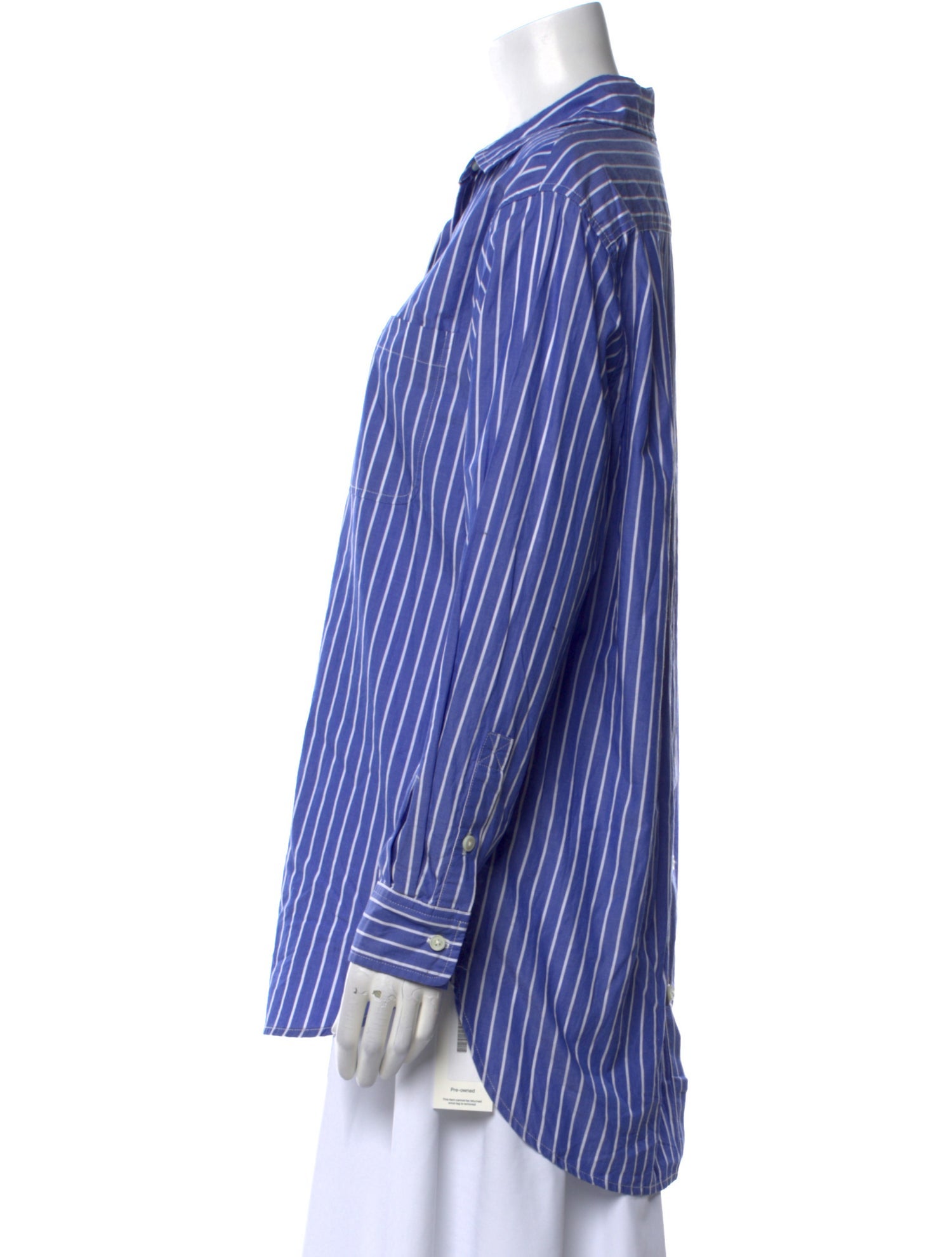 Alex Mill Striped Long Sleeve Button-Up Top