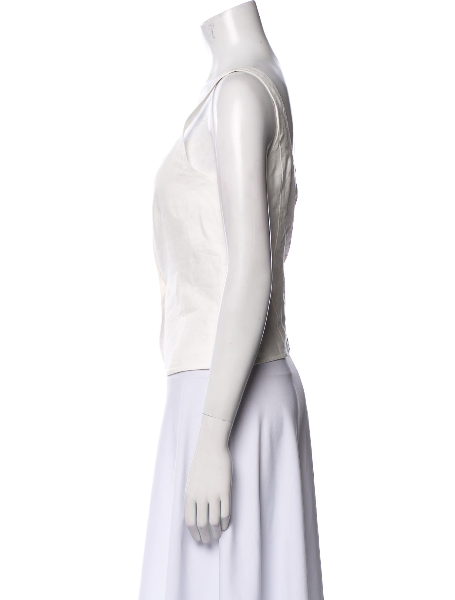 Alex Mill Linen Square Neckline Crop Top w/ Tags