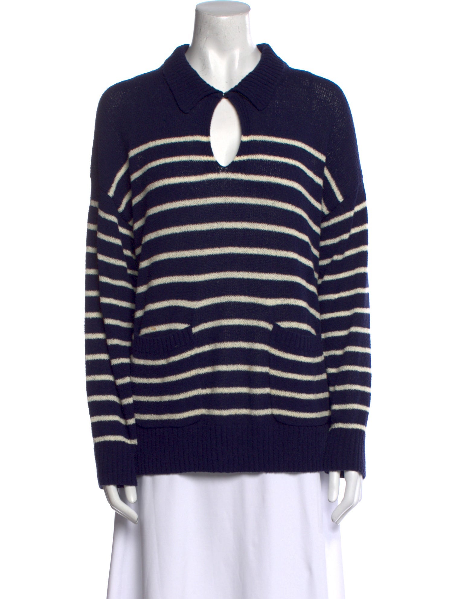 Alex Mill Striped V-Neck Sweater
