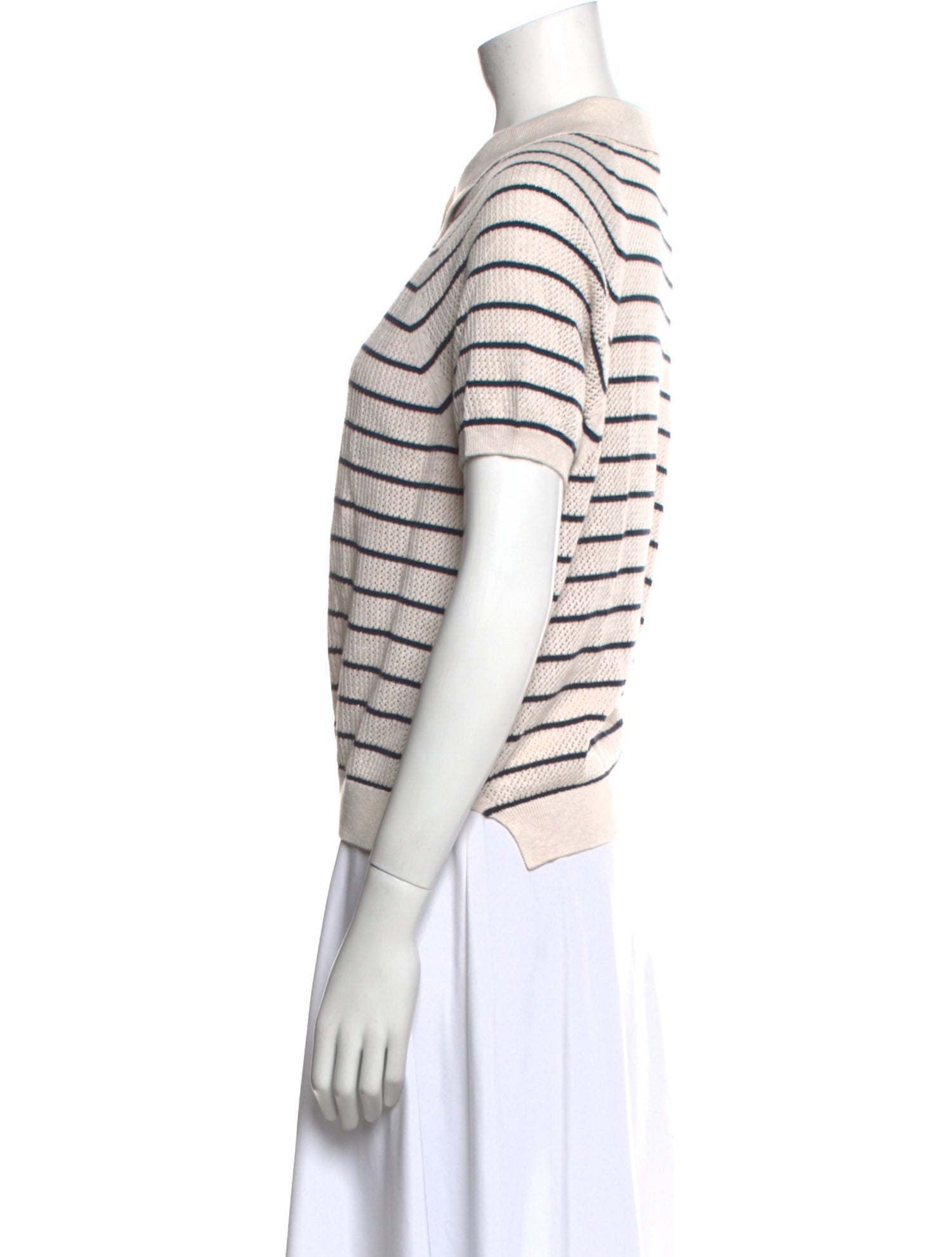 Alex Mill Striped Short Sleeve Polo