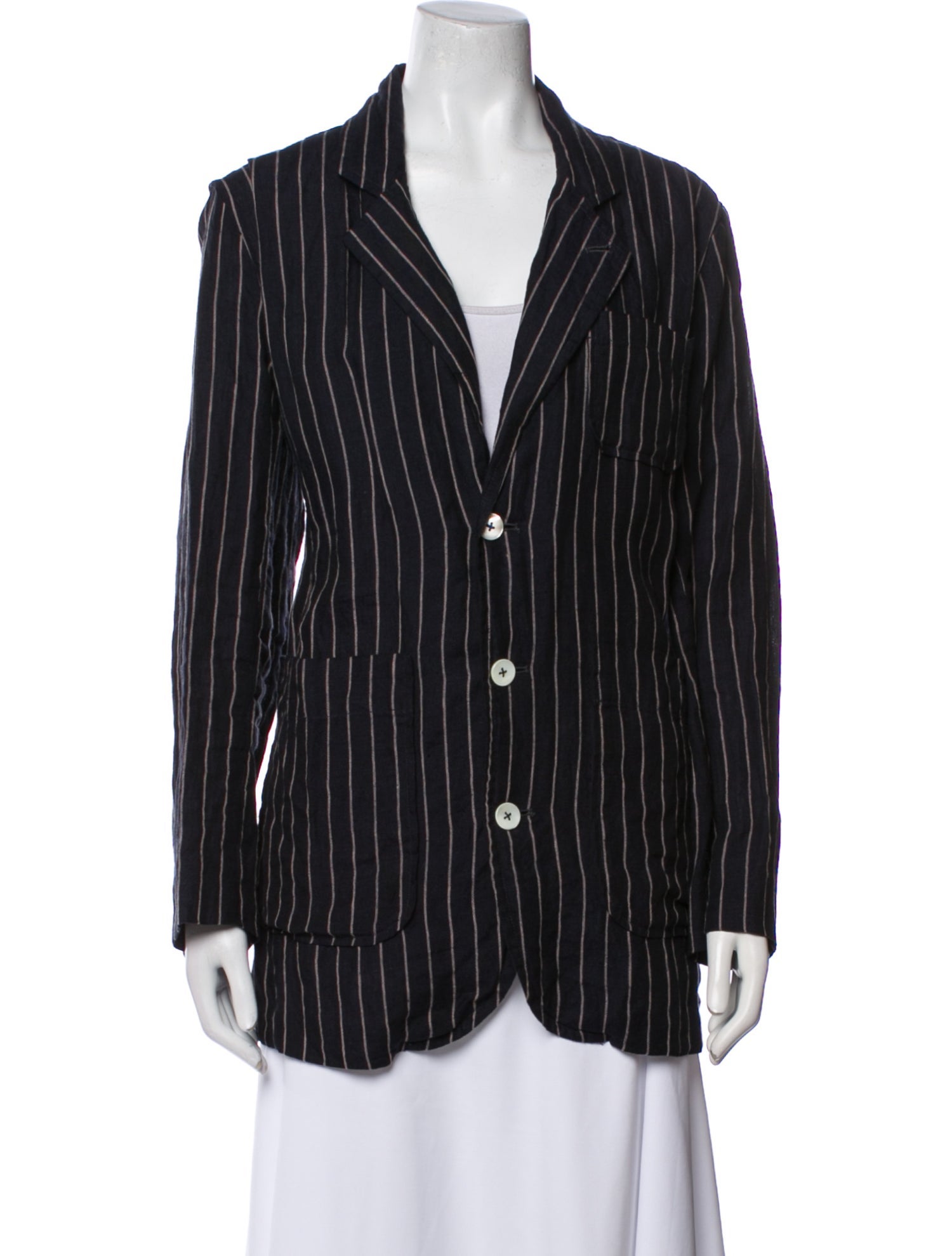 Alex Mill Linen Striped Blazer