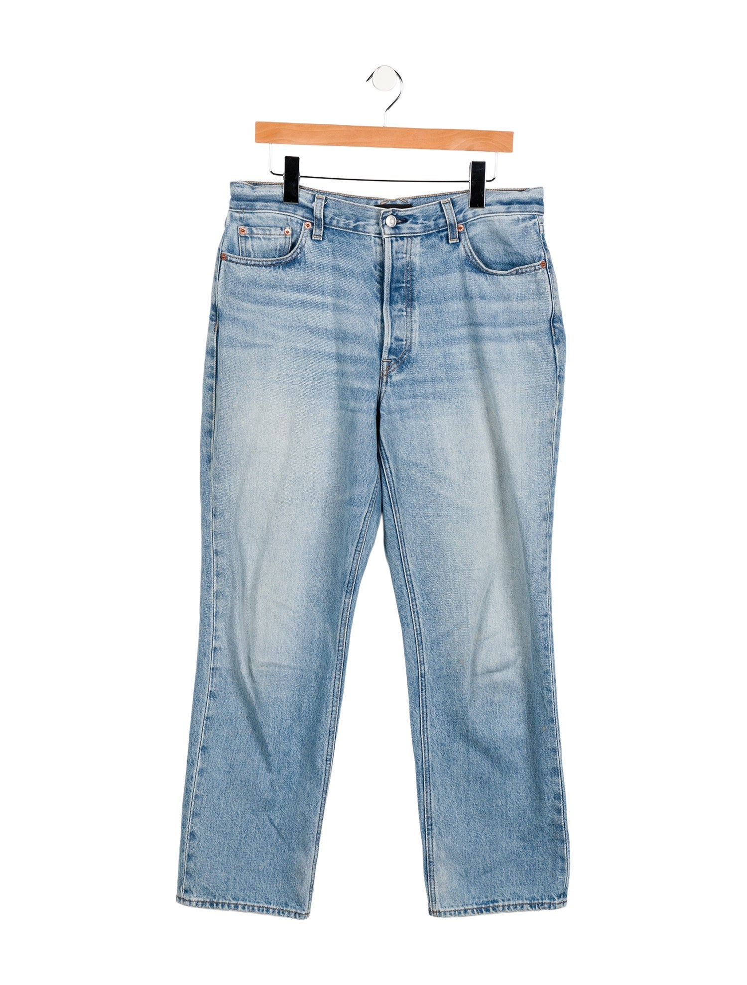 Alex Mill High-Rise Straight Leg Jeans