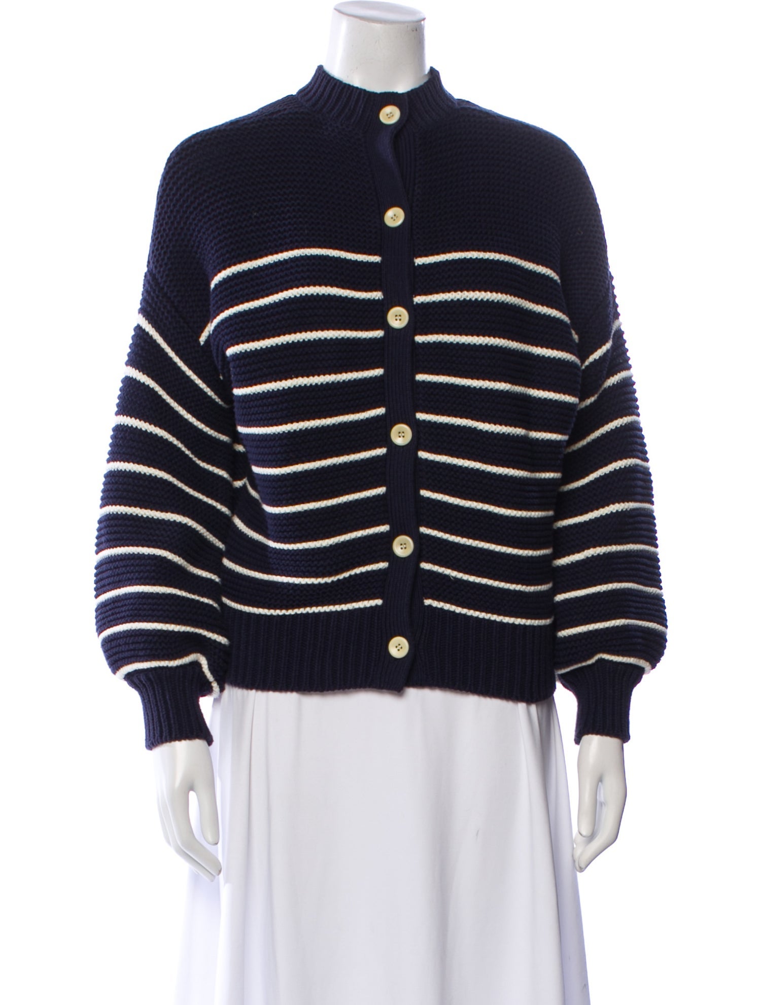 Alex Mill Striped Mock Neck Sweater