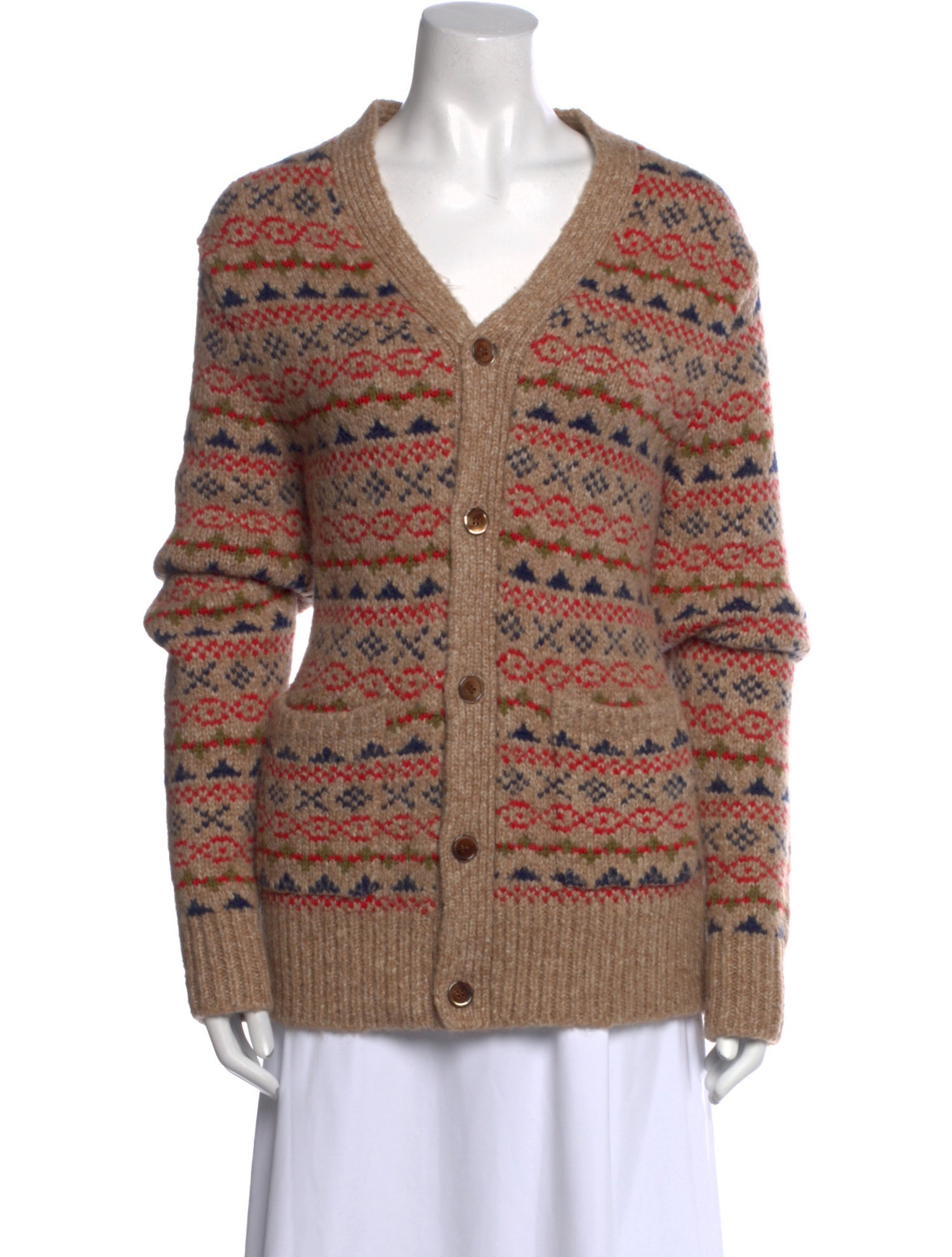 Alex Mill Striped V-Neck Sweater