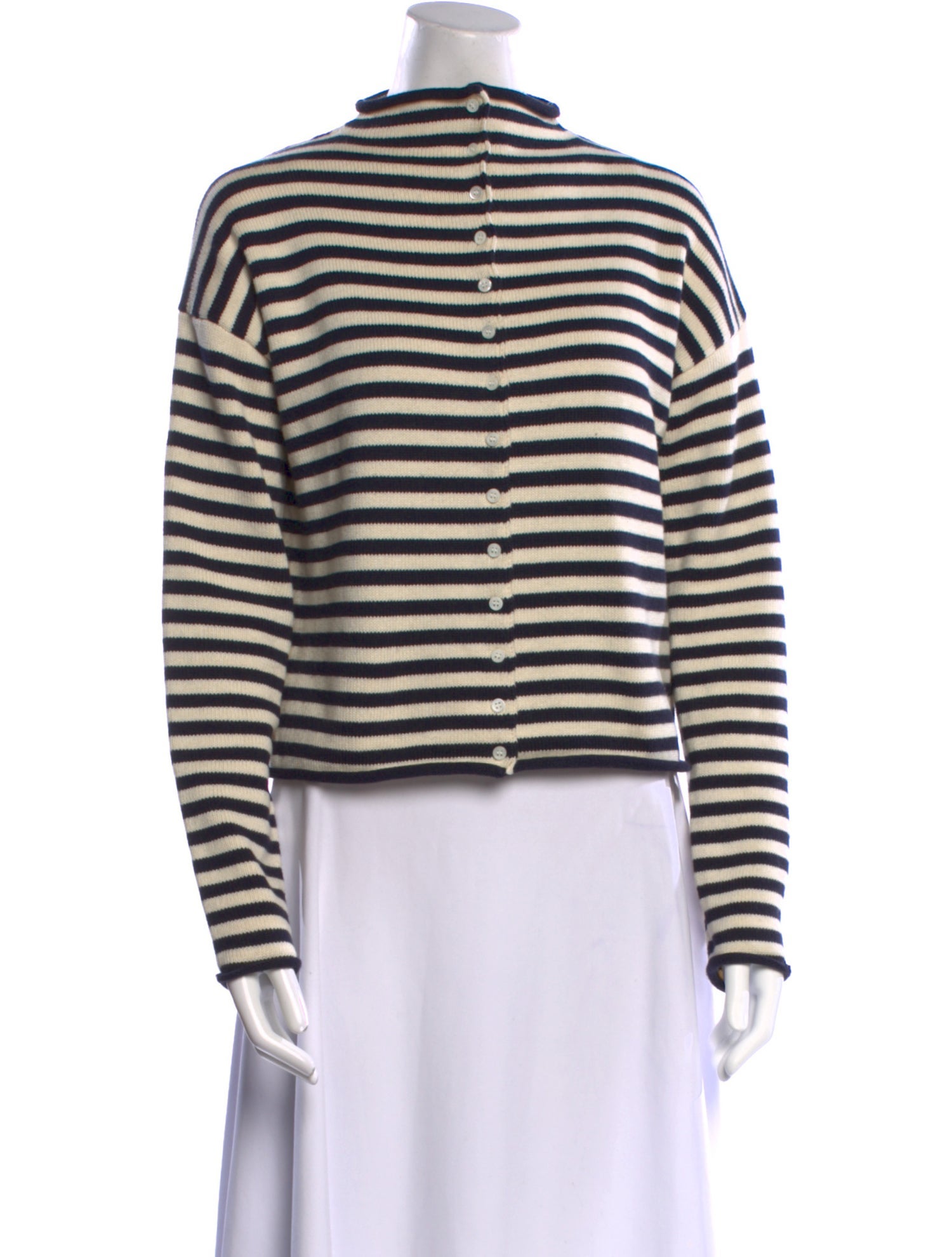 Alex Mill Striped Mock Neck Sweater