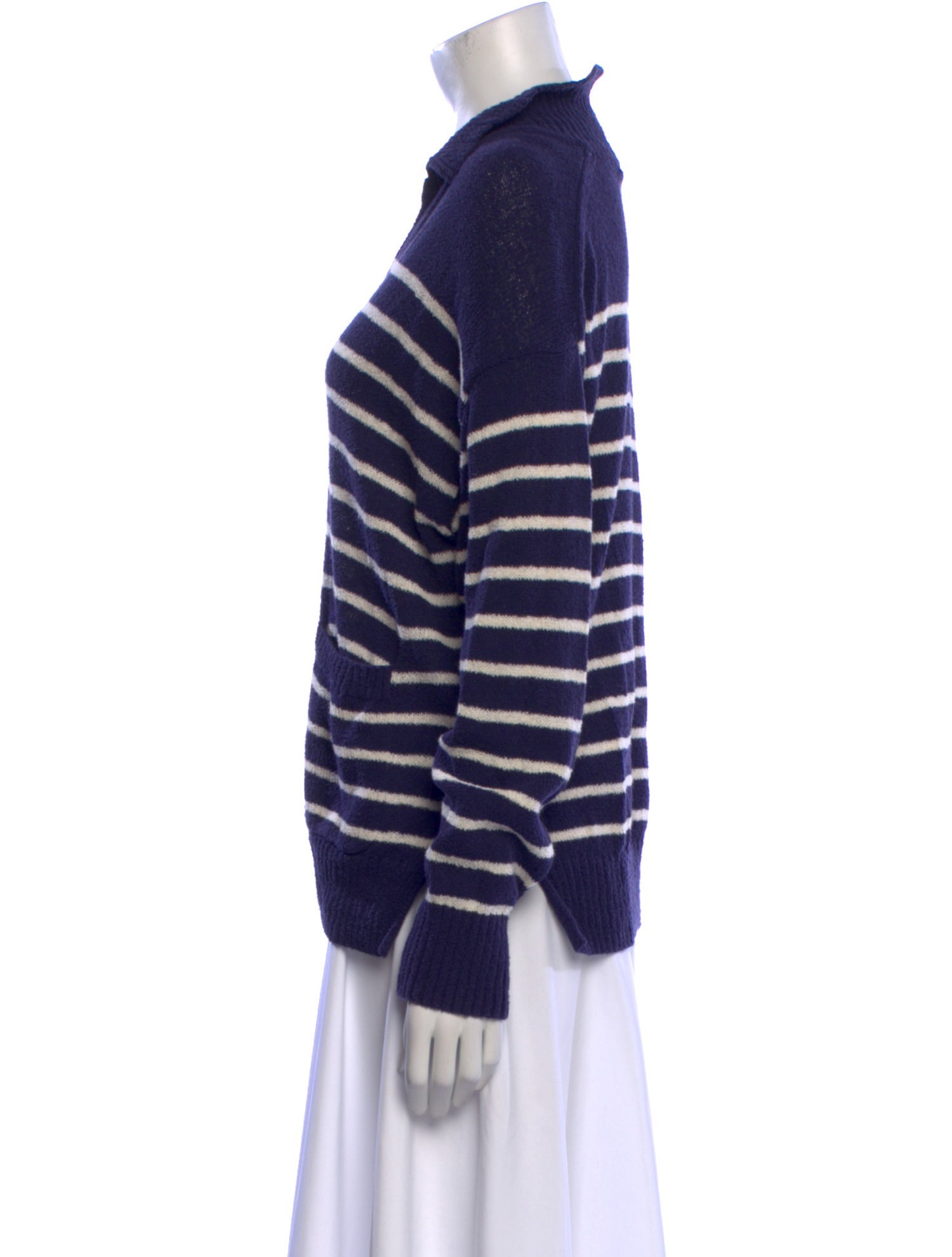 Alex Mill Striped V-Neck Sweater