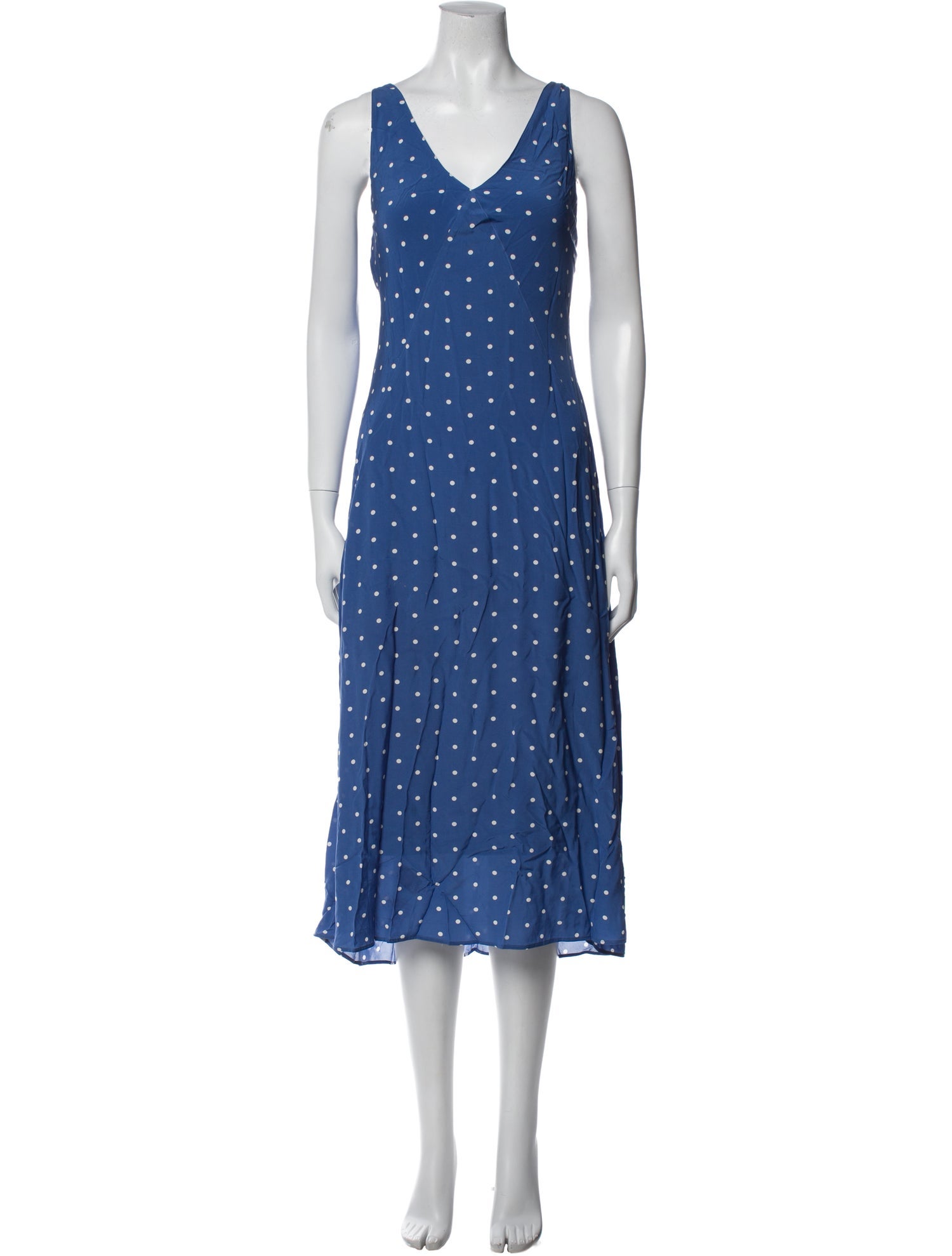 Alex Mill Polka Dot Print Midi Length Dress