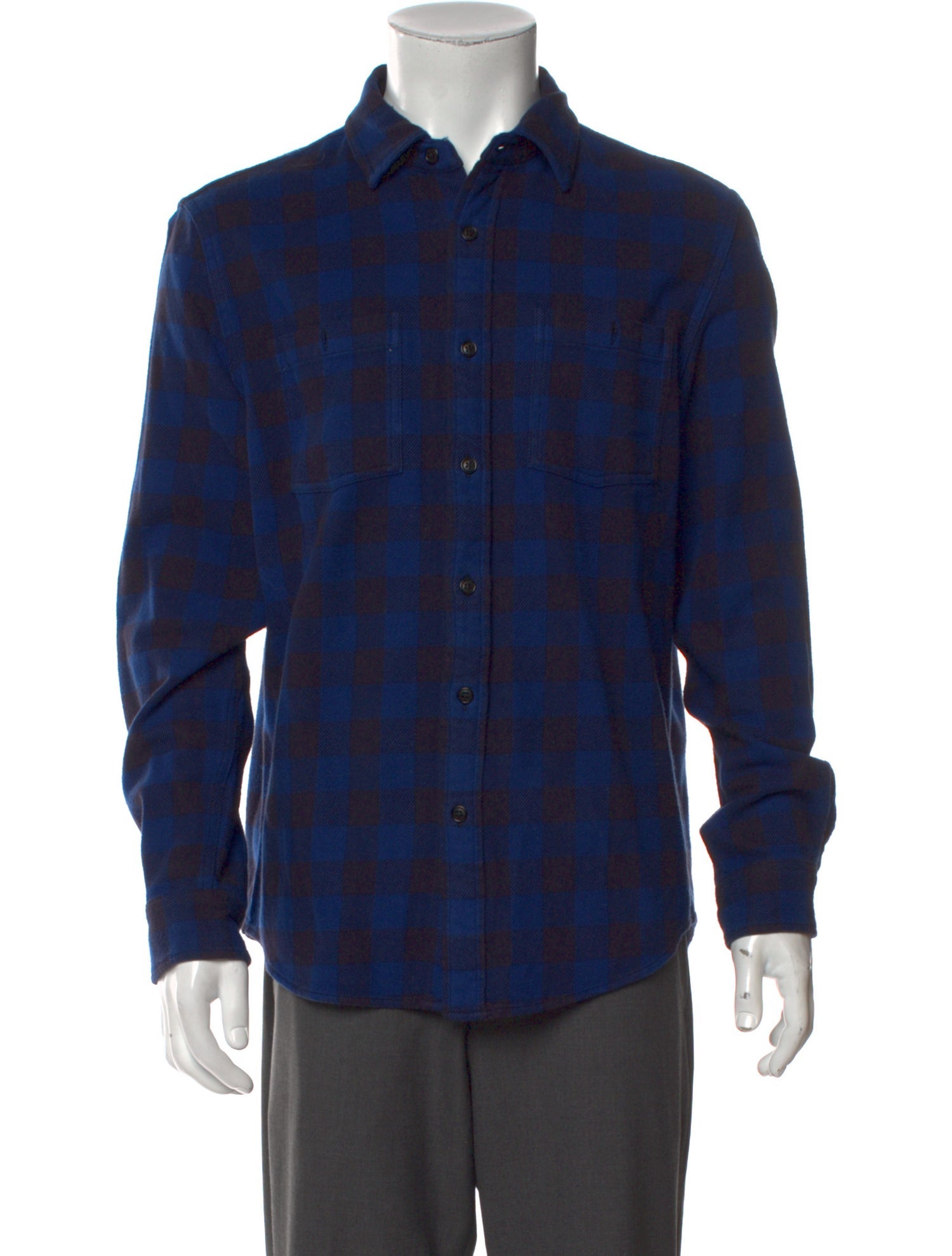 Alex Mill Plaid Print Long Sleeve Shirt