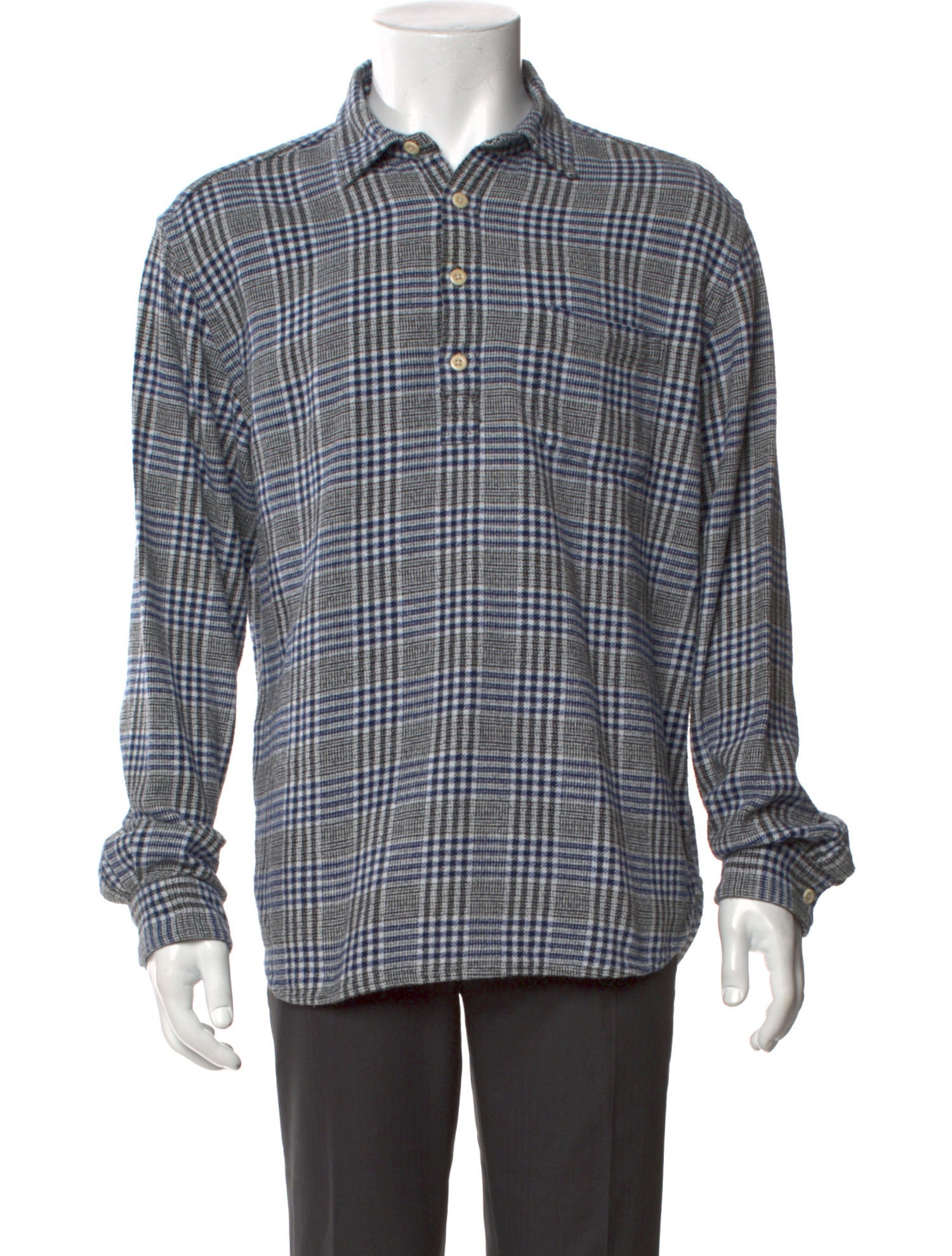 Alex Mill Plaid Print Long Sleeve Shirt