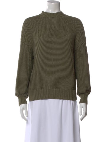 Pre-owned Alex Mill Mock Neck Sweater In Green