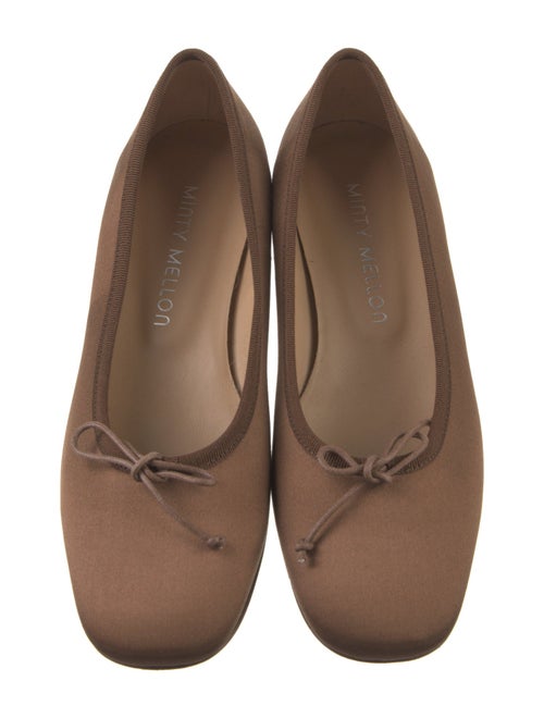 Minty Mellon By Tamara Mellon Satin Ballet Flats