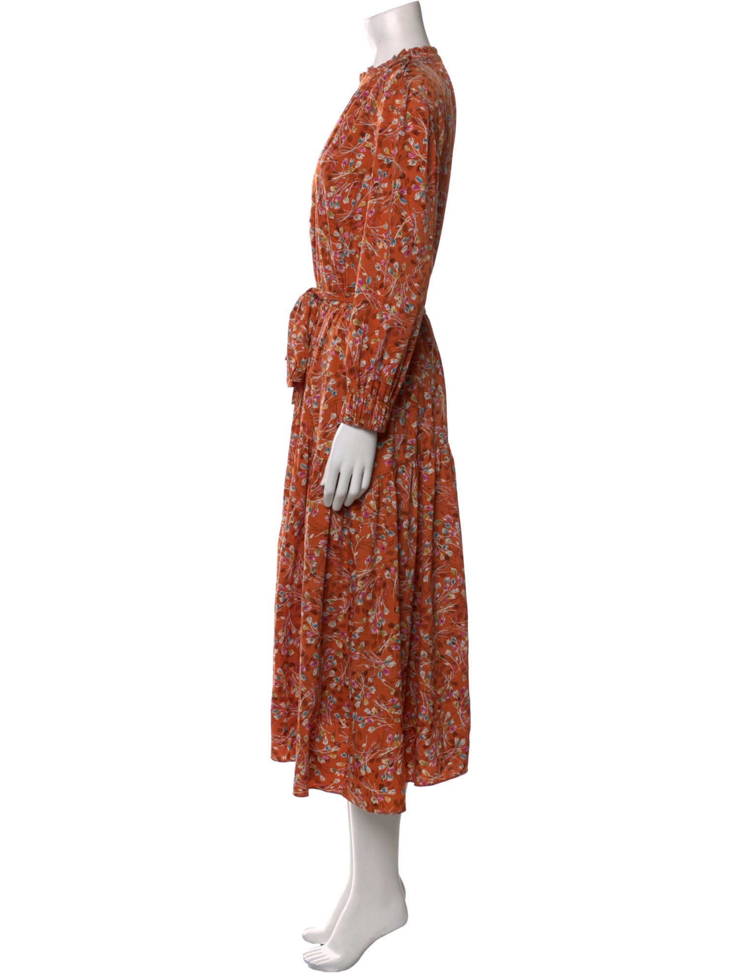 Mignon Doo Printed Midi Length Dress