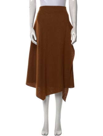 Mignon Doo Wool Midi Length Skirt