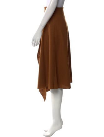 Mignon Doo Wool Midi Length Skirt