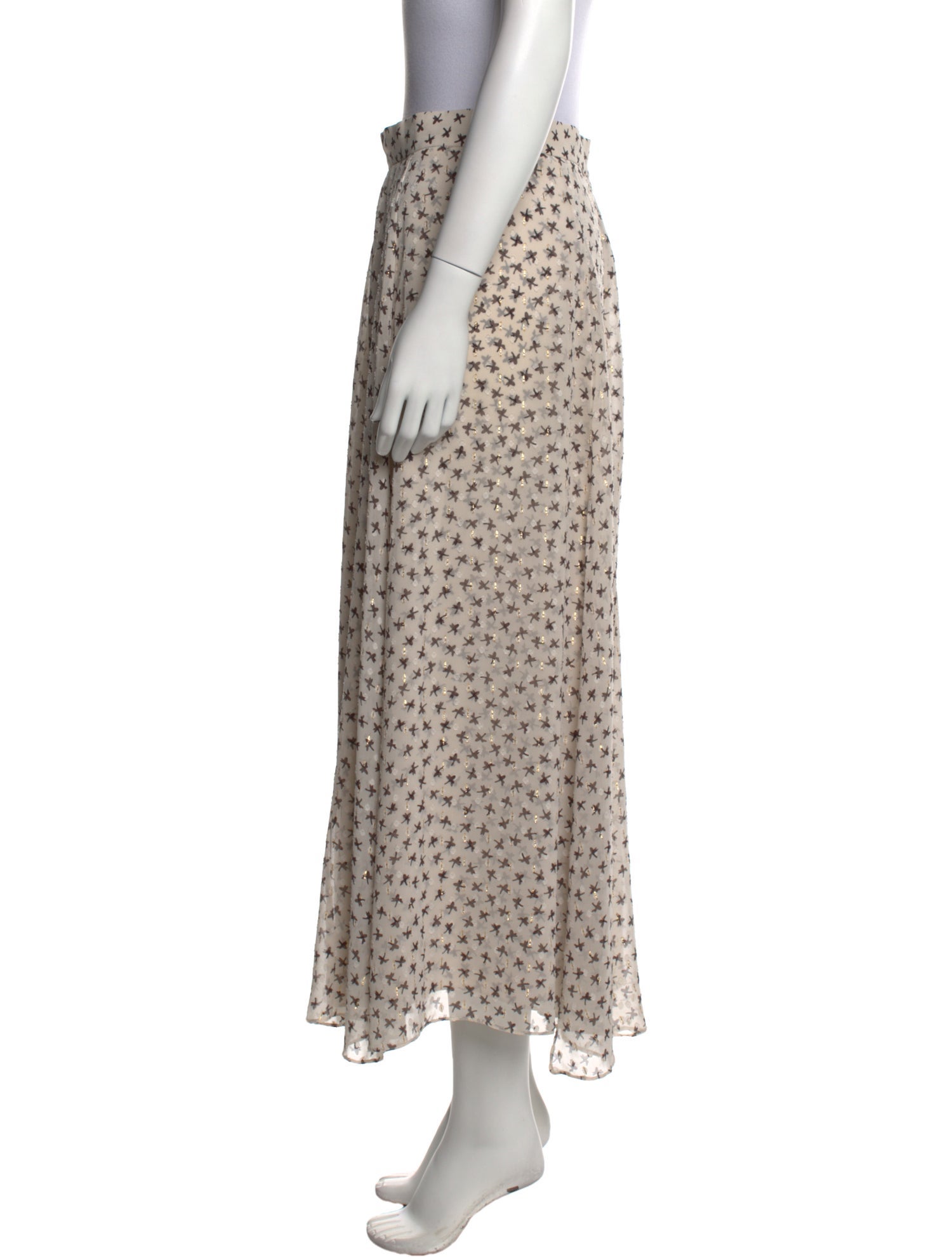 Mignon Doo Printed Midi Length Skirt