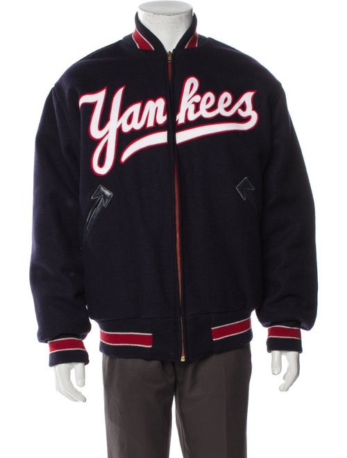 Mitchell & Ness Graphic Print Varsity Jacket