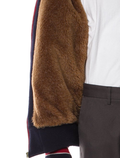 Mitchell & Ness Graphic Print Varsity Jacket