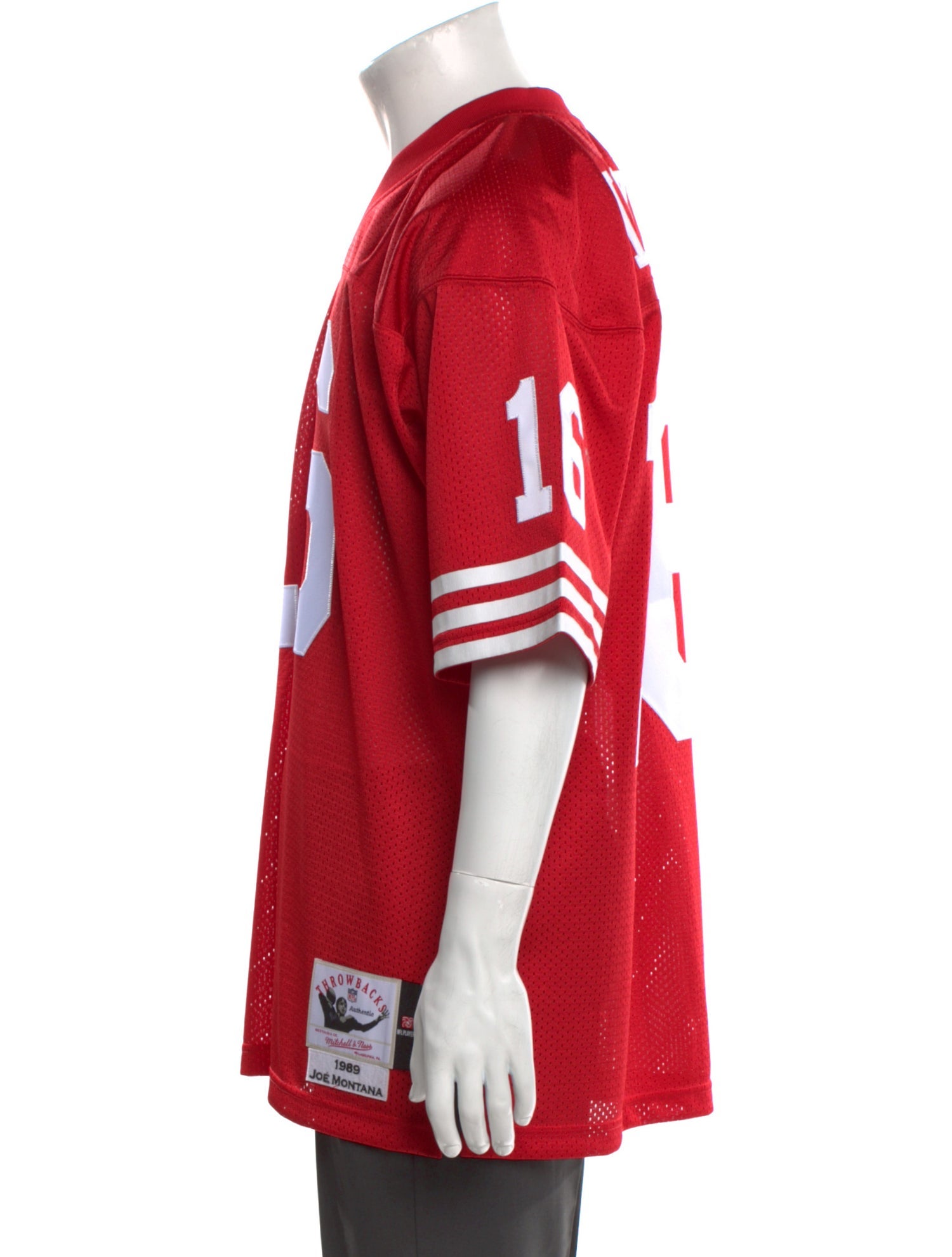 Mitchell & Ness Striped V-Neck Jersey