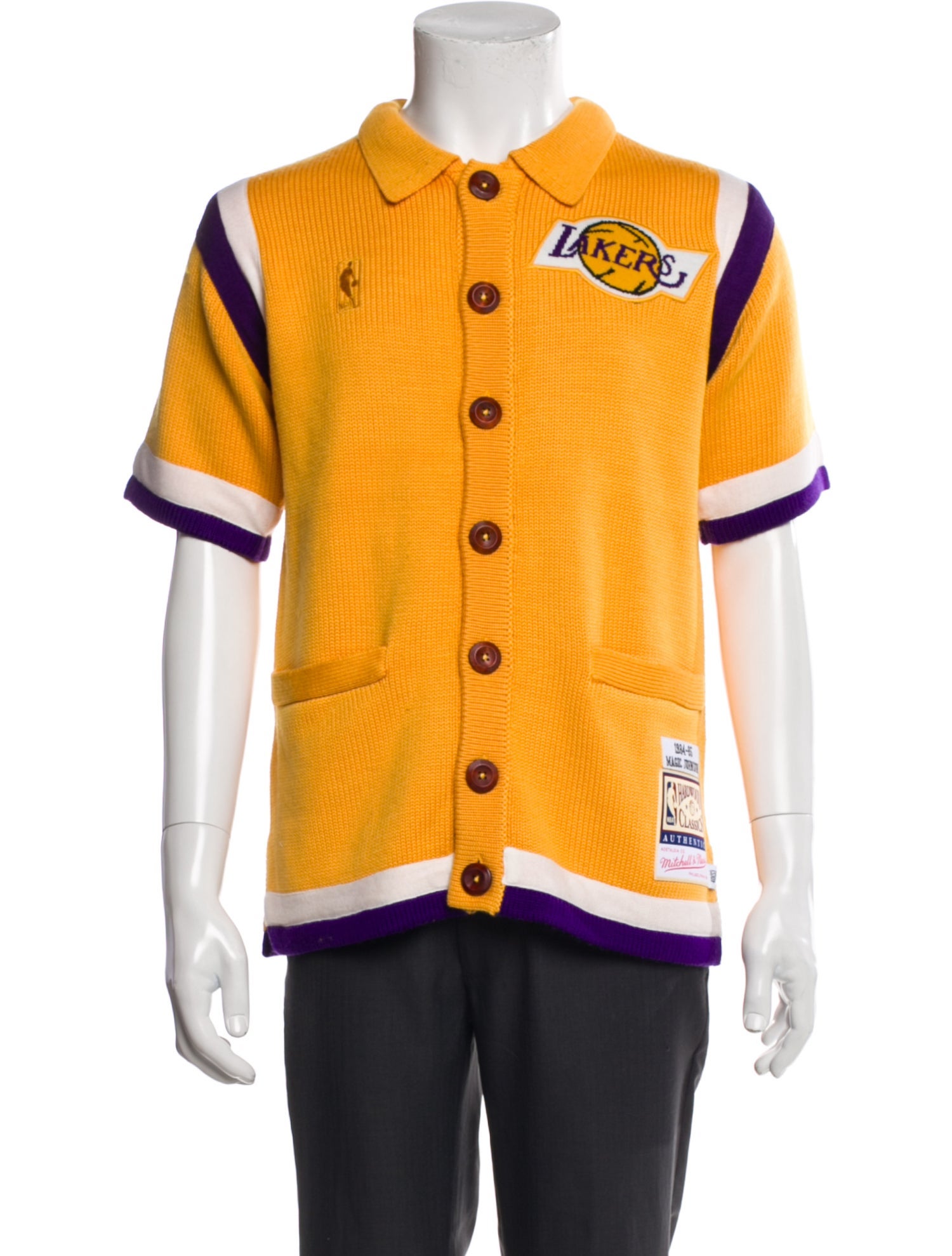 Mitchell & Ness Wool Striped Cardigan w/ Tags