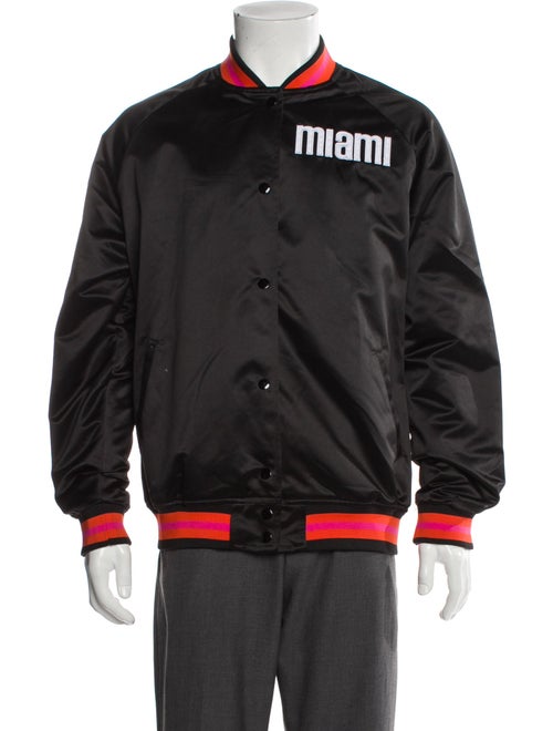 Mitchell & Ness Striped Varsity Jacket