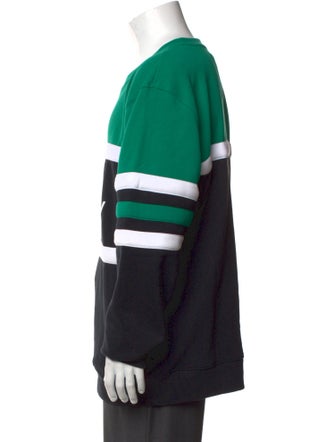 Mitchell & Ness Graphic Print Crew Neck Sweatshirt