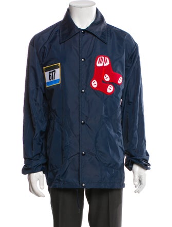 Mitchell & Ness Graphic Print Parka