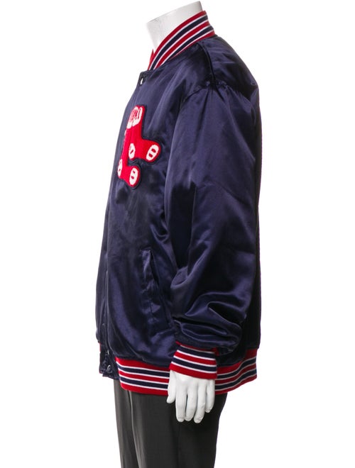 Mitchell & Ness Striped Varsity Jacket