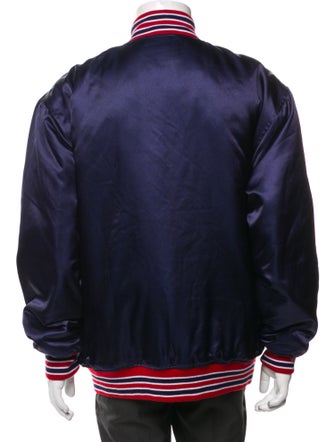 Mitchell & Ness Striped Varsity Jacket